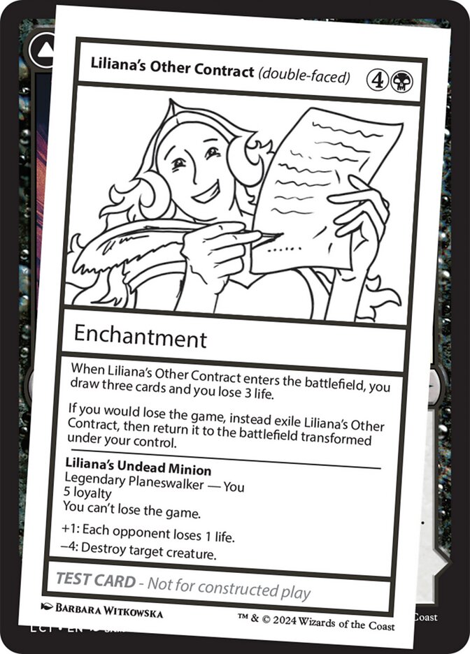 Liliana's Other Contract // Liliana's Undead Minion - Mystery Booster 2