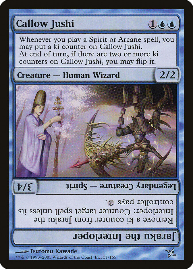 Callow Jushi // Jaraku the Interloper - Betrayers of Kamigawa
