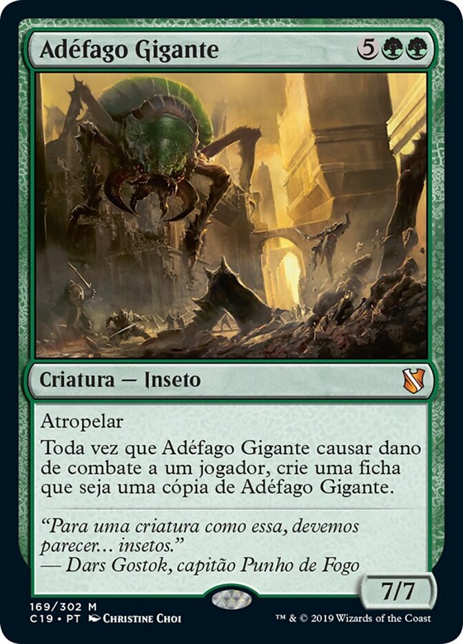 Adéfago Gigante - Commander 2019