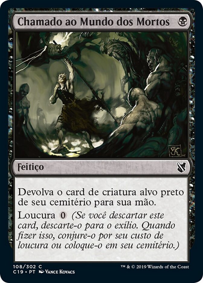 Chamado ao Mundo dos Mortos - Commander 2019
