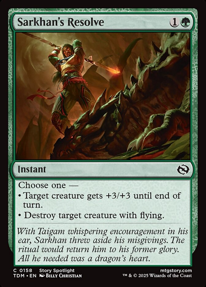 Sarkhan's Resolve - Tarkir: Dragonstorm