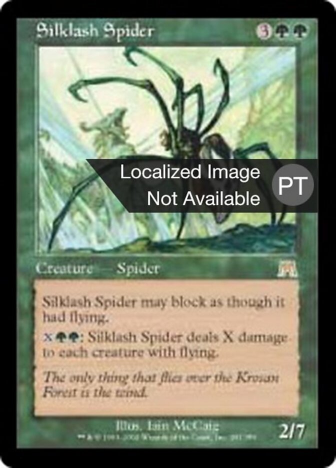 Aranha do Chicote de Seda - Onslaught