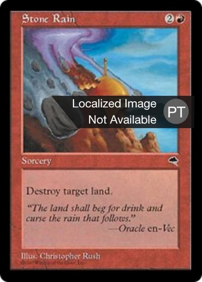 Chuva de Pedras - Tempest