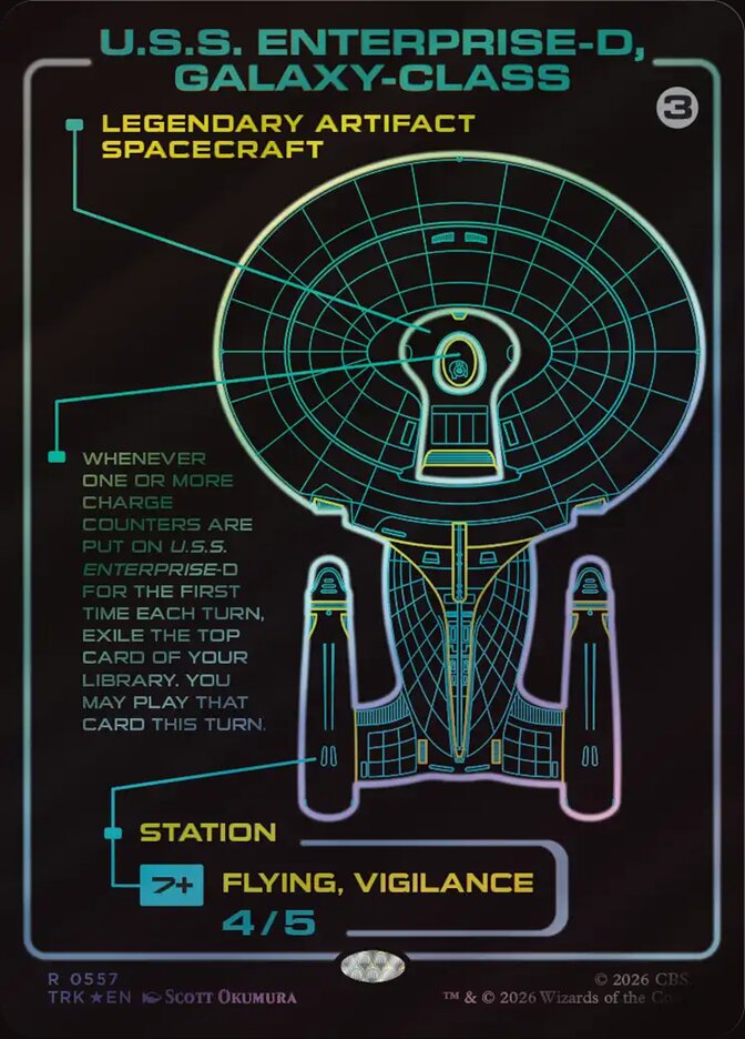 U.S.S. Enterprise-D, Galaxy-Class - Star Trek
