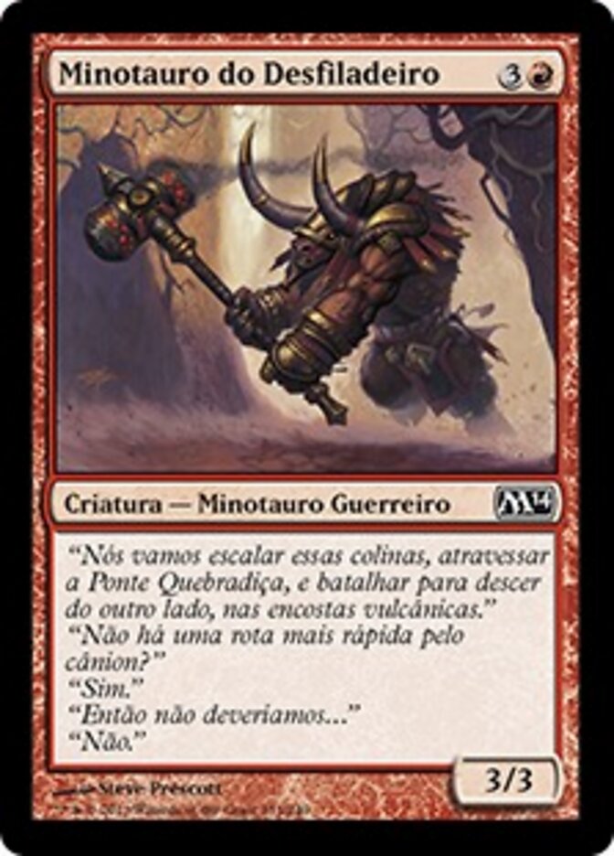 Minotauro do Desfiladeiro - Magic 2014