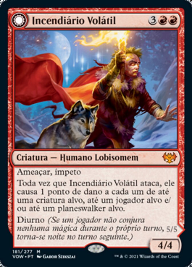 Volatile Arsonist // Dire-Strain Anarchist - Innistrad: Crimson Vow