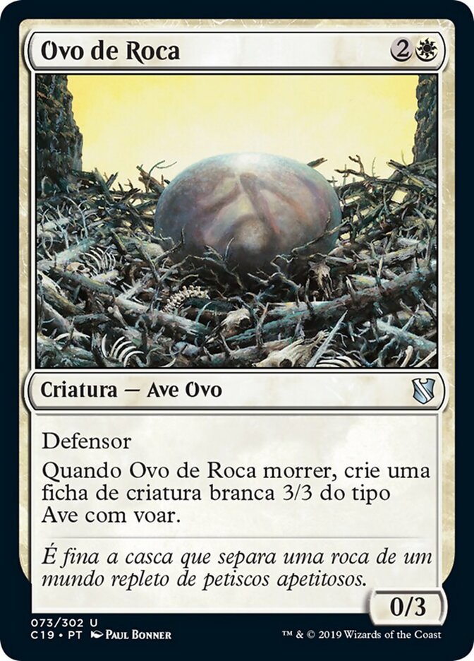 Ovo de Roca - Commander 2019