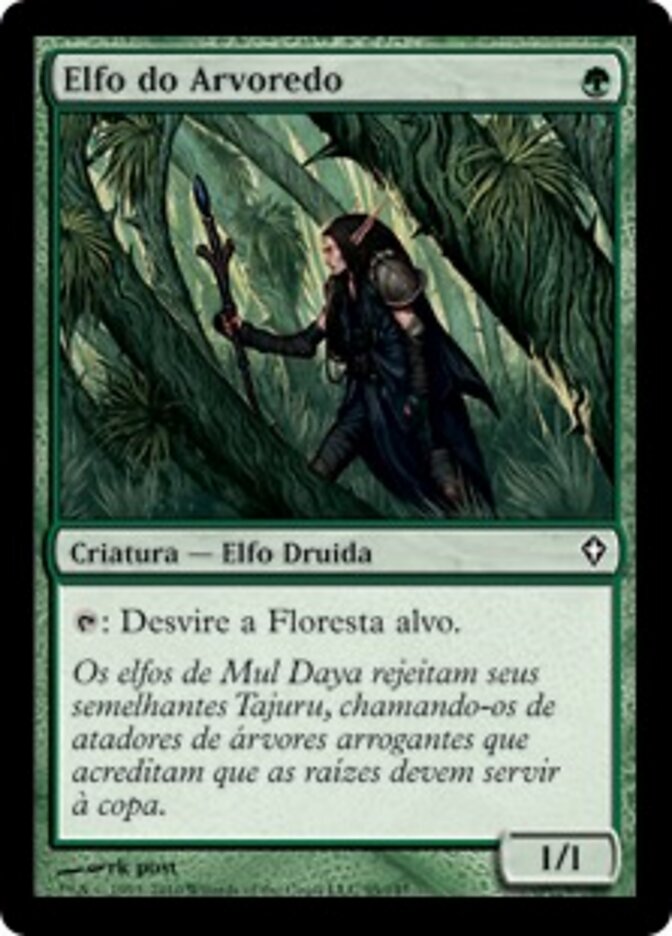 Elfo do Arvoredo - Worldwake