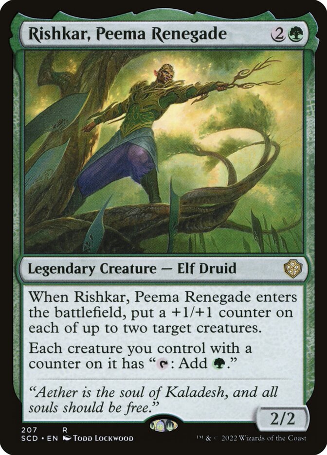 Rishkar, Peema Renegade - Starter Commander Decks