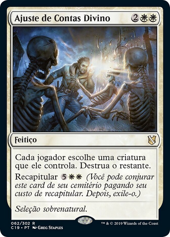 Ajuste de Contas Divino - Commander 2019