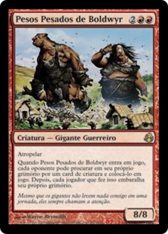 Pesos Pesados de Boldwyr - Morningtide