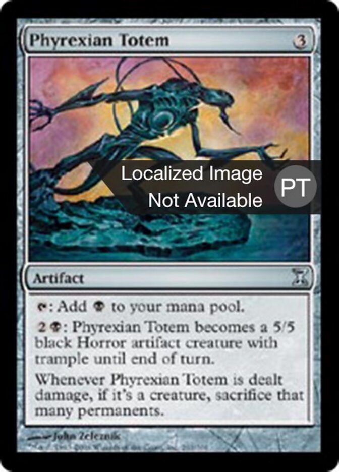 Totem Phyrexiano - Time Spiral