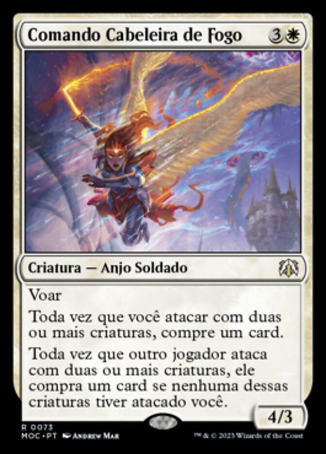Comando Cabeleira de Fogo - March of the Machine Commander