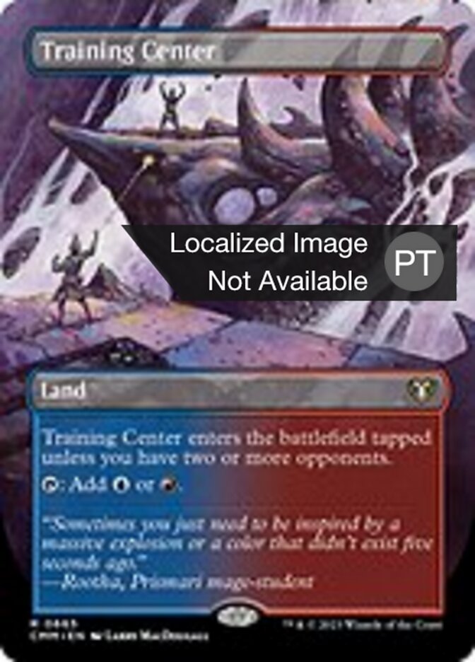 Centro de Treinamento - Commander Masters