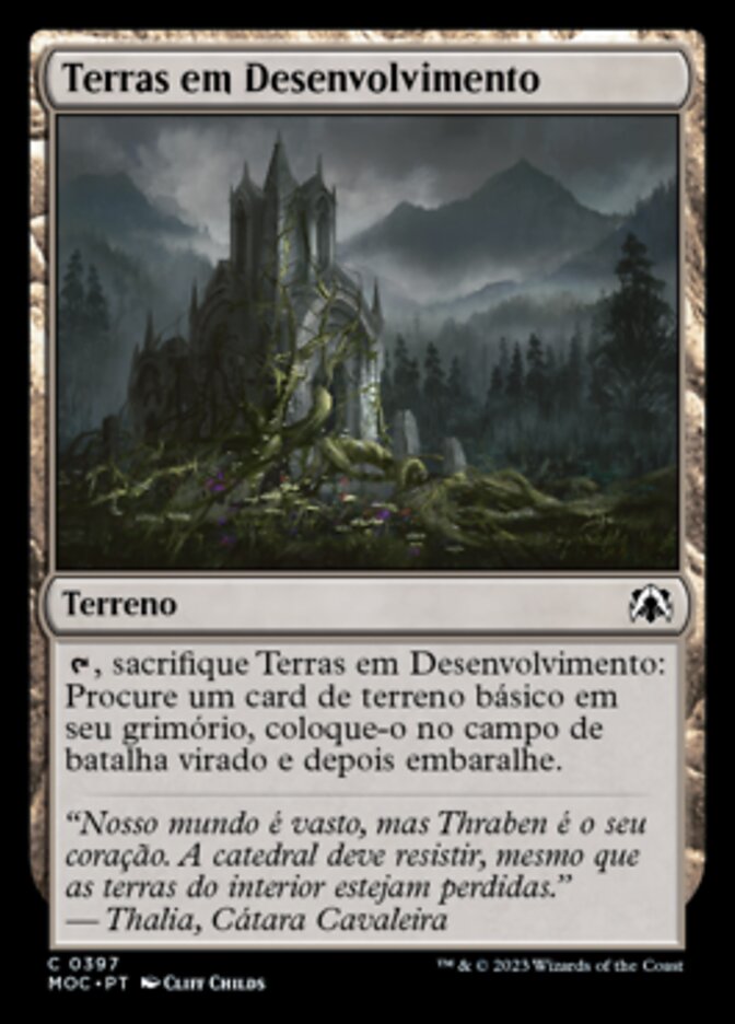 Terras em Desenvolvimento - March of the Machine Commander