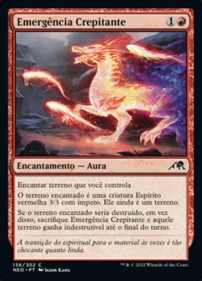 Emergência Crepitante - Kamigawa: Neon Dynasty