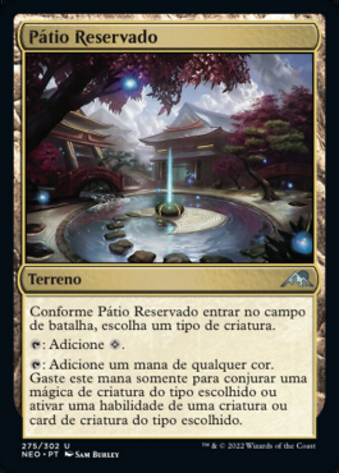 Pátio Reservado - Kamigawa: Neon Dynasty