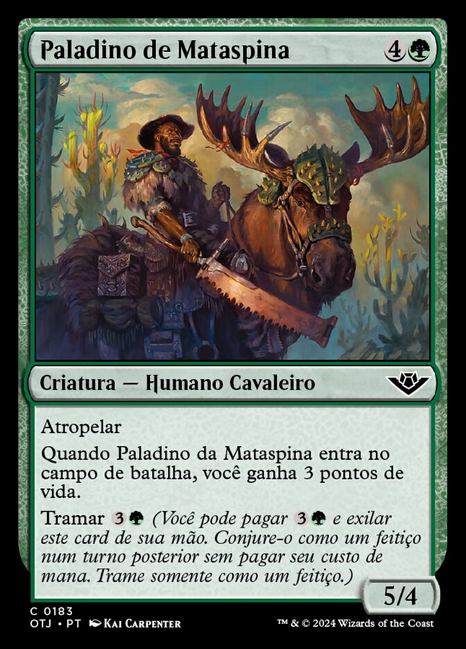 Paladino de Mataspina - Outlaws of Thunder Junction