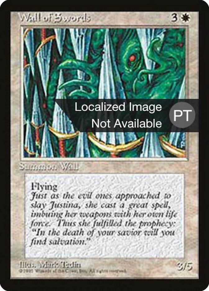 Barreira de Espadas - Fourth Edition Foreign Black Border