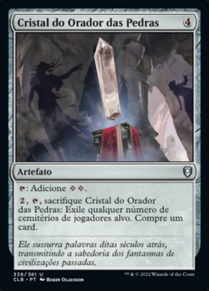 Cristal do Orador das Pedras - Commander Legends: Battle for Baldur's Gate