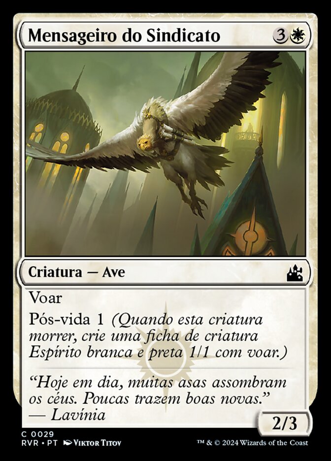 Mensageiro do Sindicato - Ravnica Remastered