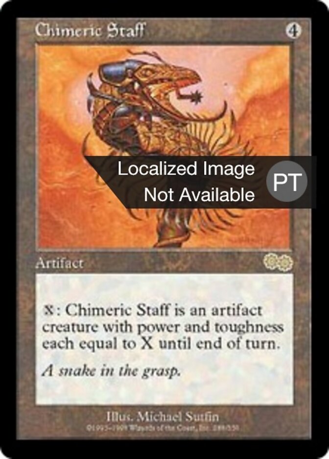Bastão Quimérico - Urza's Saga