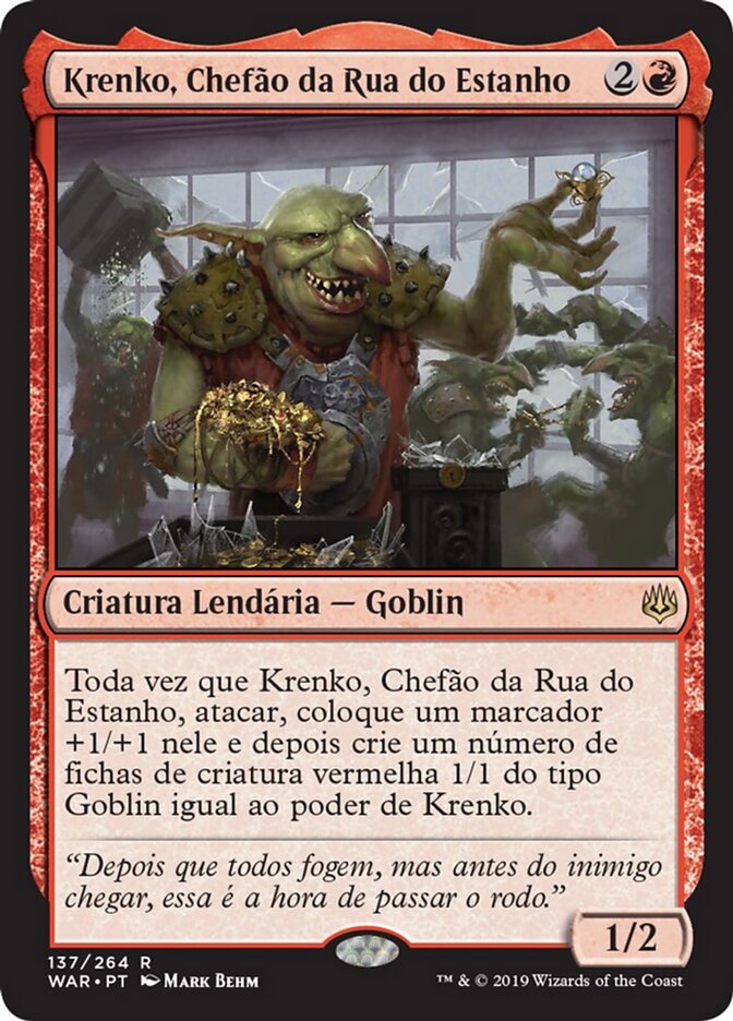 Krenko, Chefão da Rua do Estanho - War of the Spark