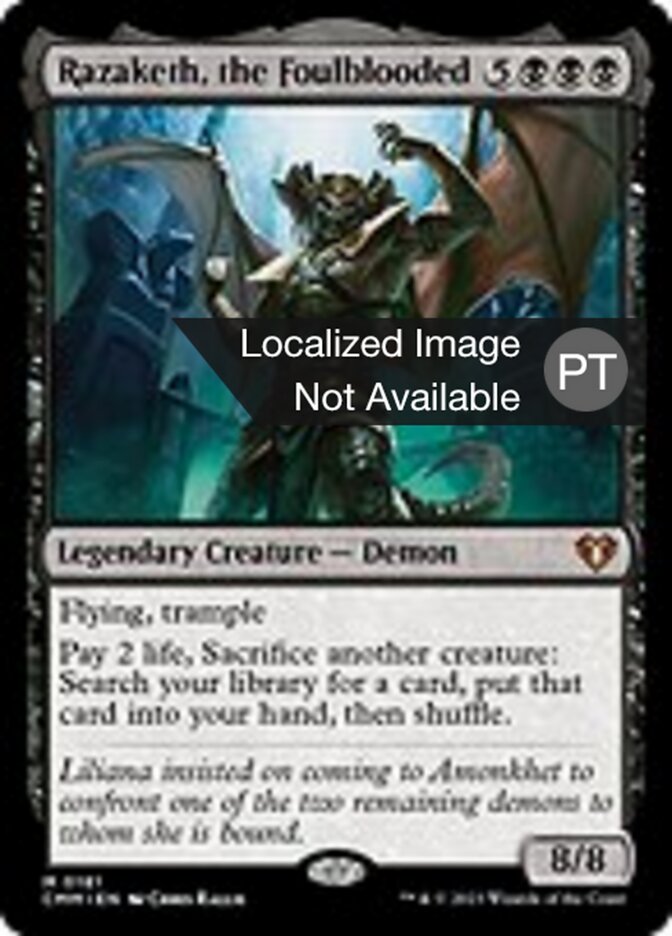 Razaketh do Sangue Hediondo - Commander Masters