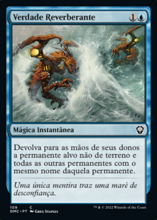 Verdade Reverberante - Dominaria United Commander