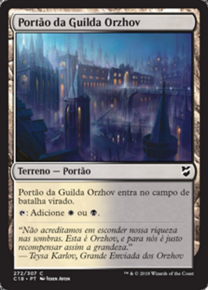 Portão da Guilda Orzhov - Commander 2018