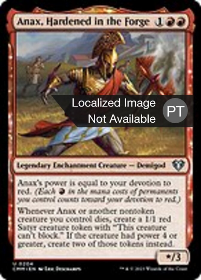 Anax, Temperado na Forja - Commander Masters