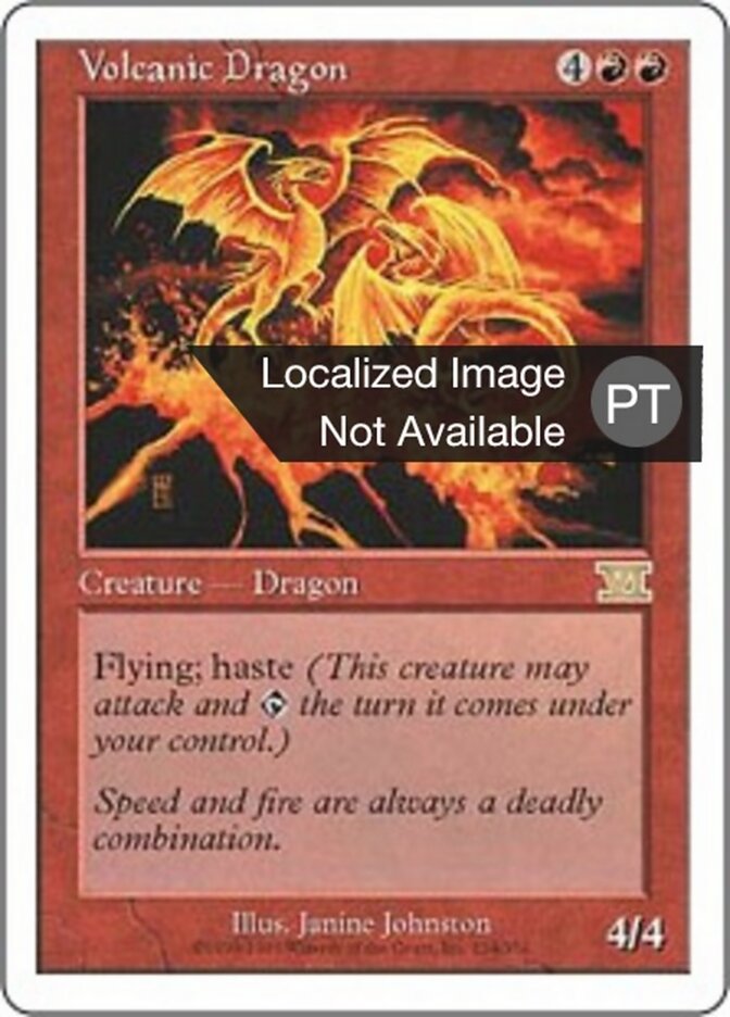 Dragão Vulcânico - Classic Sixth Edition