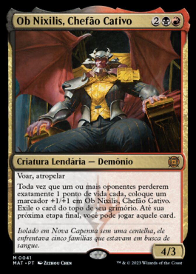 Ob Nixilis, Chefão Cativo - March of the Machine: The Aftermath