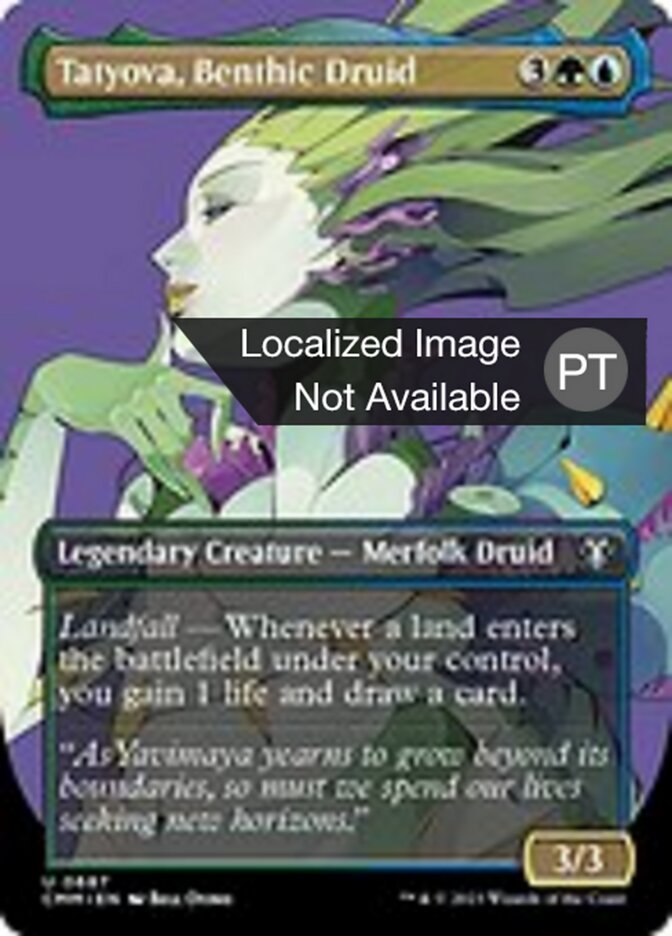 Tatyova, Druida Bêntica - Commander Masters