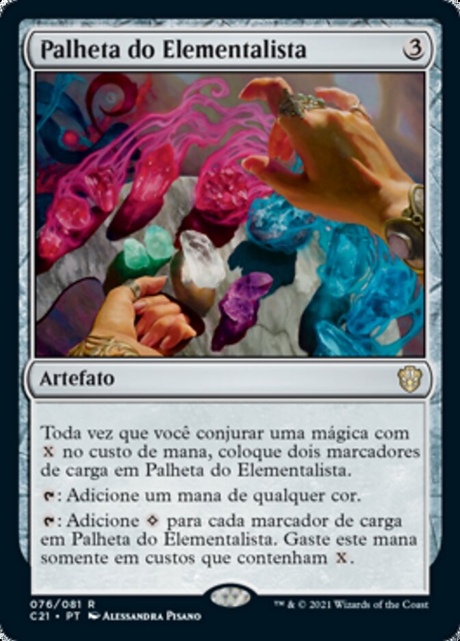 Palheta do Elementalista - Commander 2021