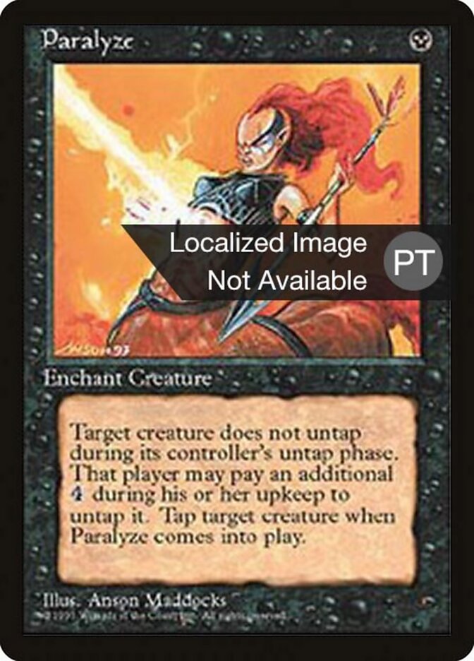 Paralizar - Fourth Edition Foreign Black Border