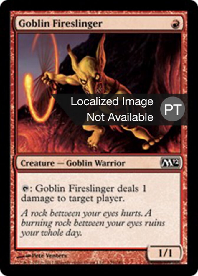 Goblin Atirador de Fogo - Magic 2012