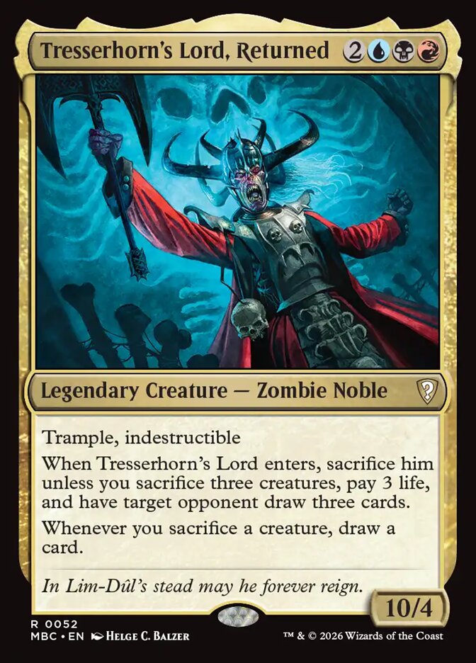 Tresserhorn's Lord, Returned - Mystery Booster Commander Edition