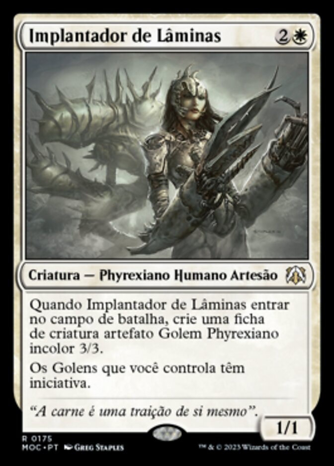 Implantador de Lâminas - March of the Machine Commander