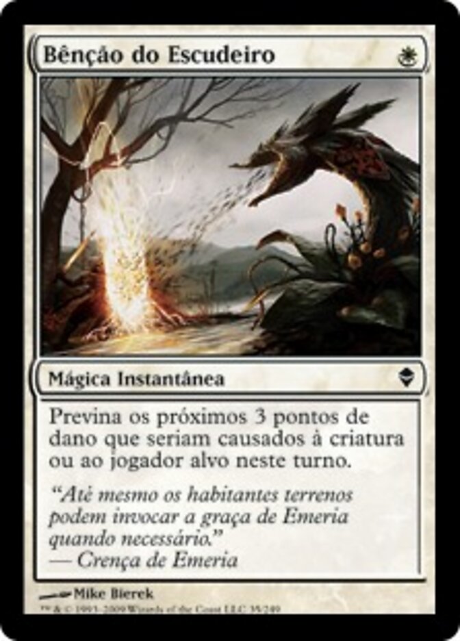 Bênção do Escudeiro - Zendikar