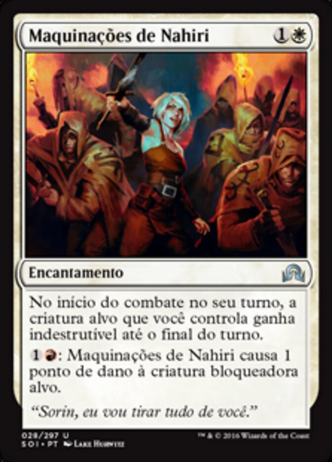 Maquinações de Nahiri - Shadows over Innistrad