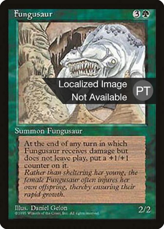 Fungussauro - Fourth Edition Foreign Black Border