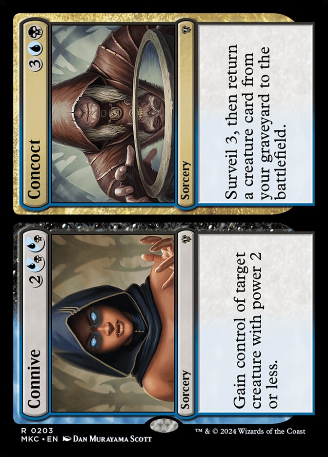 Connive // Concoct - Murders at Karlov Manor Commander