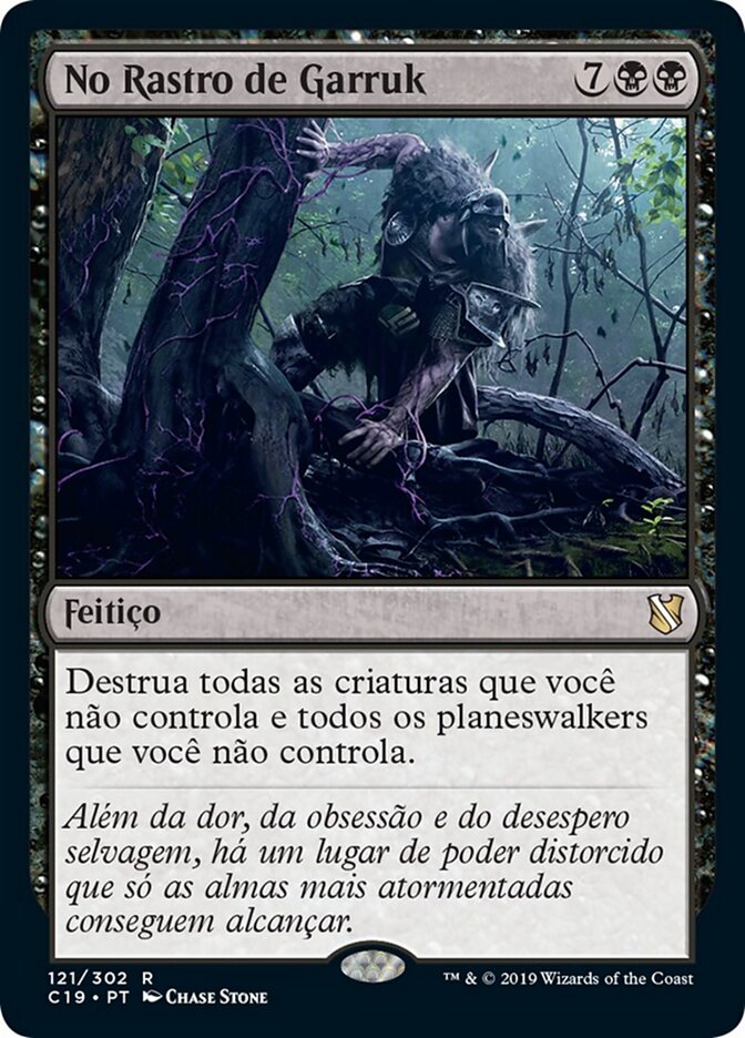 No Rastro de Garruk - Commander 2019