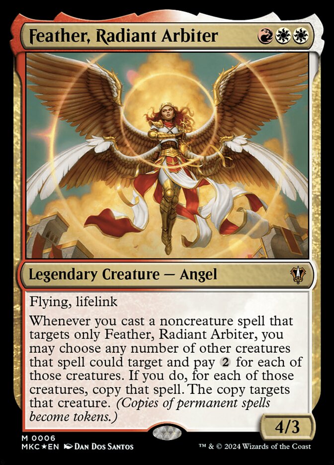 Feather, Radiant Arbiter - Murders at Karlov Manor Commander