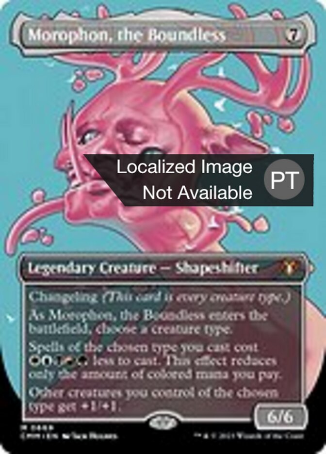 Morophon, o Irrestrito - Commander Masters