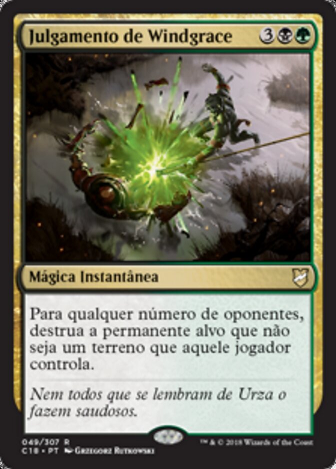Julgamento de Windgrace - Commander 2018
