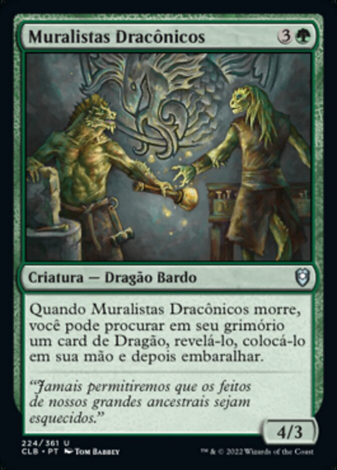Muralistas Dracônicos - Commander Legends: Battle for Baldur's Gate