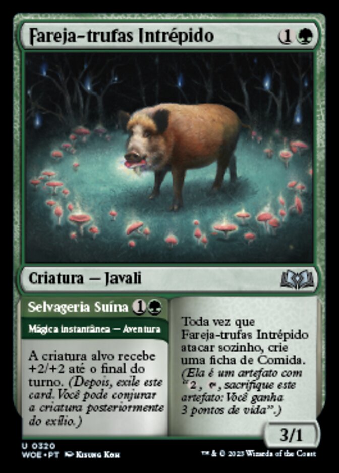 Intrepid Trufflesnout // Go Hog Wild - Wilds of Eldraine