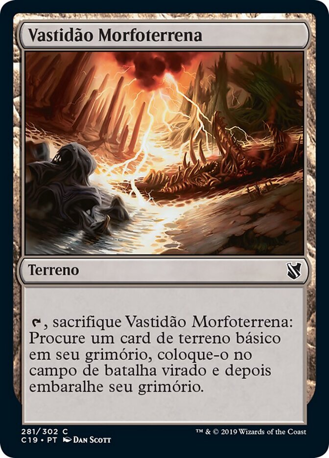 Vastidão Morfoterrena - Commander 2019